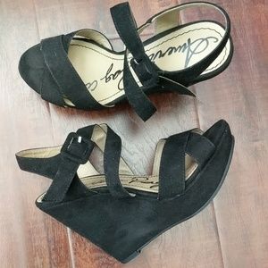 American Rag Black Wedges